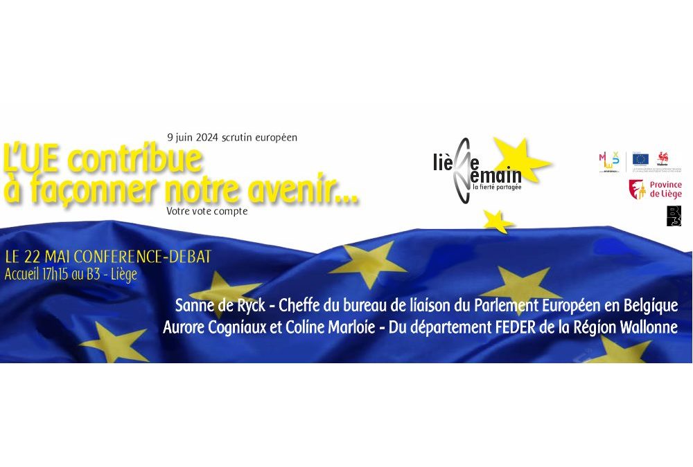 L’Union Européenne contribue à façonner notre avenir … venez vous informer le 22/05